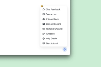 Sending Feedback