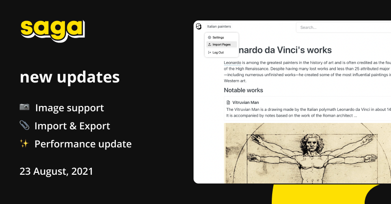 Image Support, Import & Export, Lighting Fast Editor!
